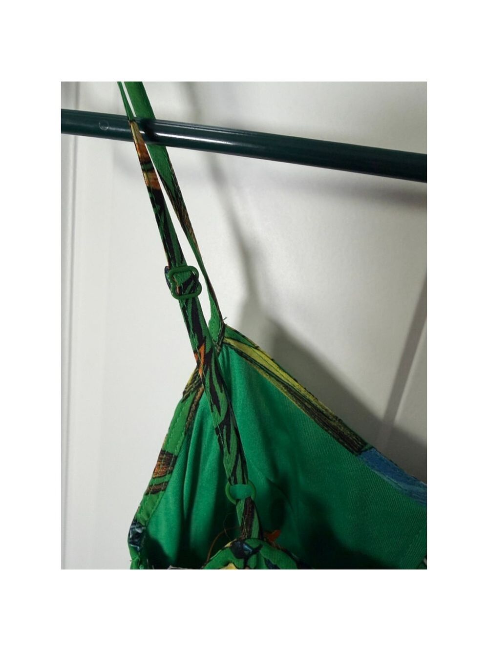 do & be Green Tropical Print Maxi Dress S - Picture 9 of 12